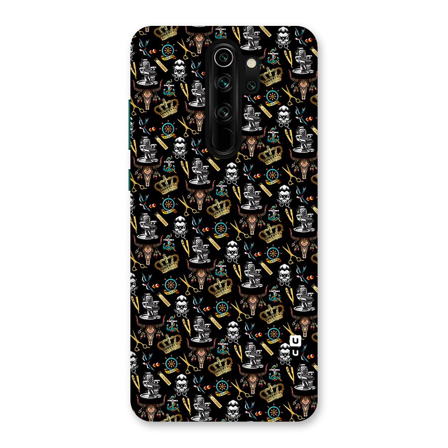 Cool Barber Pattern Back Case for Redmi Note 8 Pro