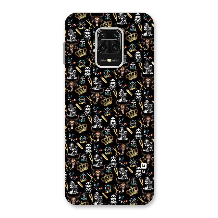 Cool Barber Pattern Back Case for Redmi Note 9 Pro