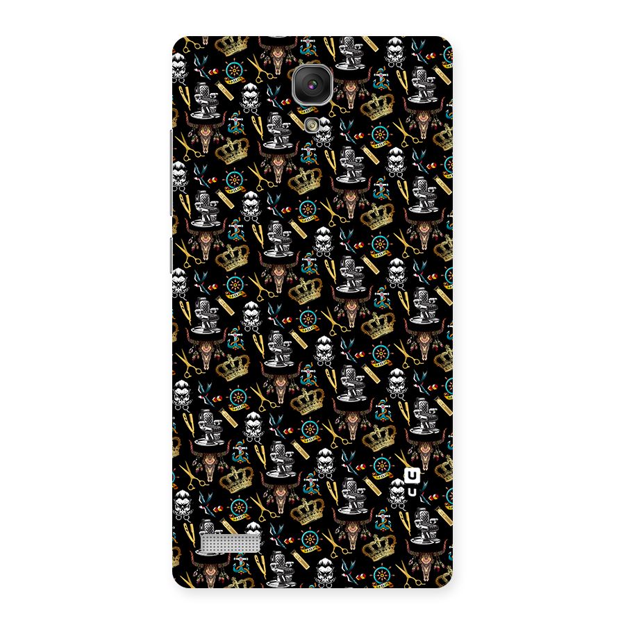 Cool Barber Pattern Back Case for Redmi Note Prime
