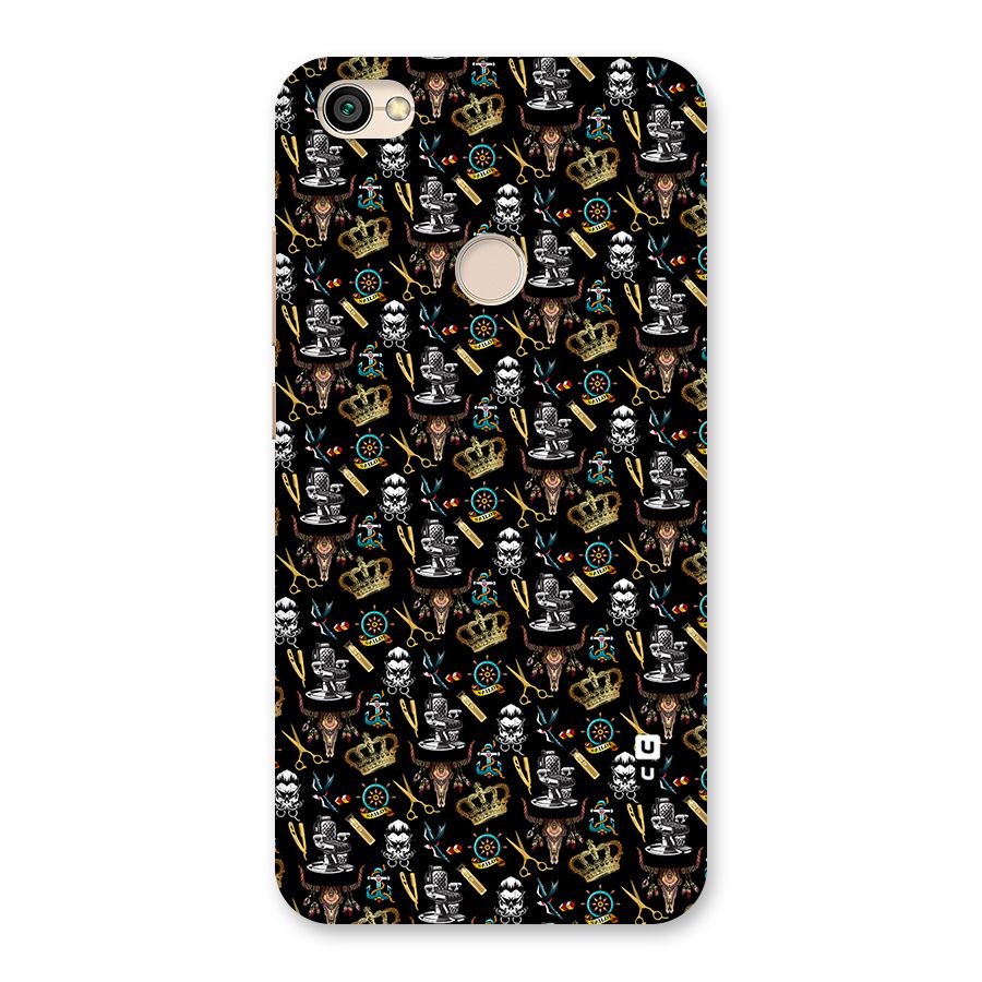Cool Barber Pattern Back Case for Redmi Y1 2017