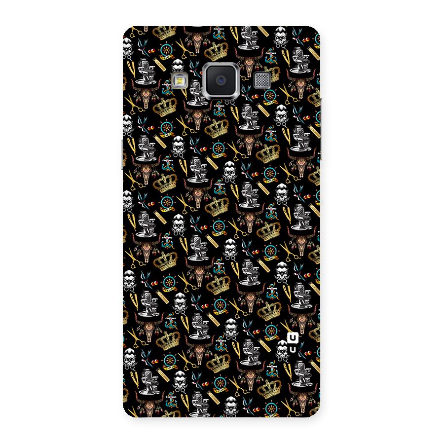 Cool Barber Pattern Back Case for Samsung Galaxy A5
