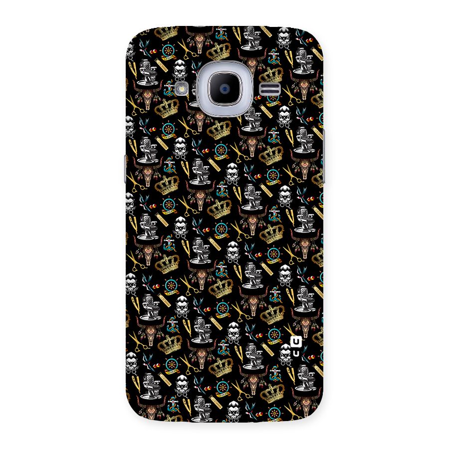 Cool Barber Pattern Back Case for Samsung Galaxy J2 Pro