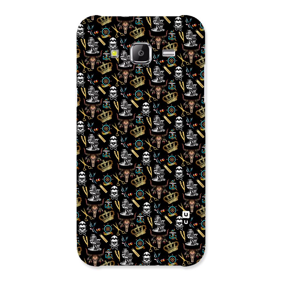 Cool Barber Pattern Back Case for Samsung Galaxy J5