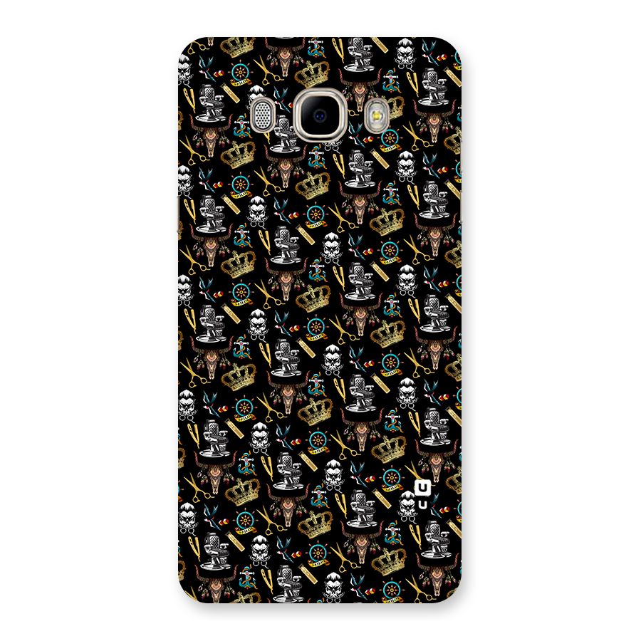 Cool Barber Pattern Back Case for Samsung Galaxy J7 2016