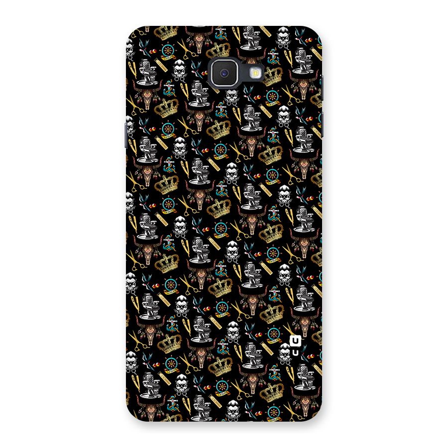 Cool Barber Pattern Back Case for Samsung Galaxy J7 Prime