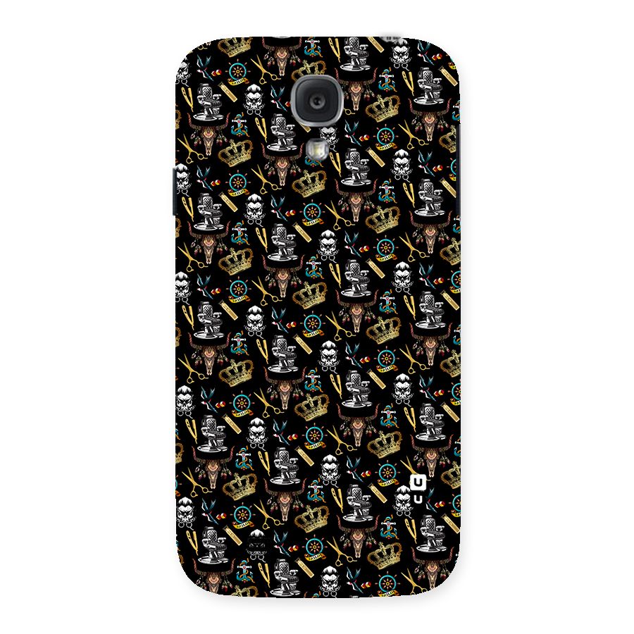 Cool Barber Pattern Back Case for Samsung Galaxy S4