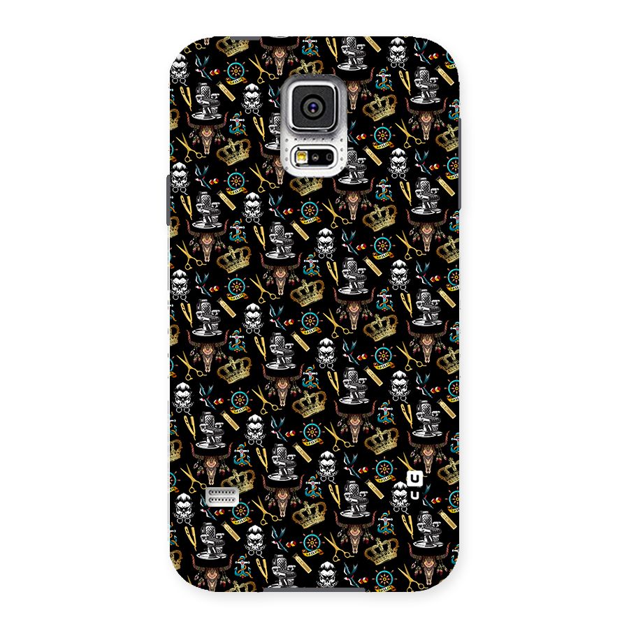 Cool Barber Pattern Back Case for Samsung Galaxy S5
