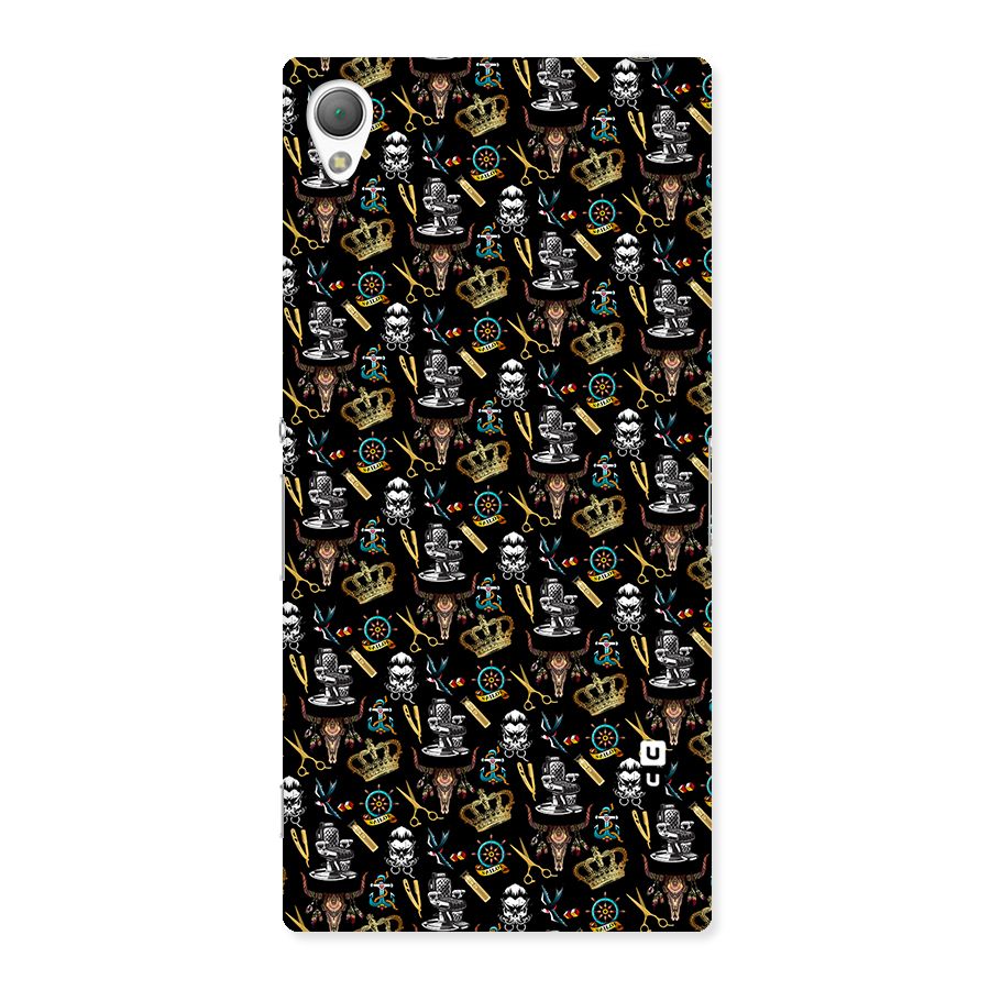 Cool Barber Pattern Back Case for Sony Xperia Z3