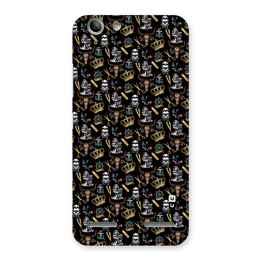 Cool Barber Pattern Back Case for Vibe K5