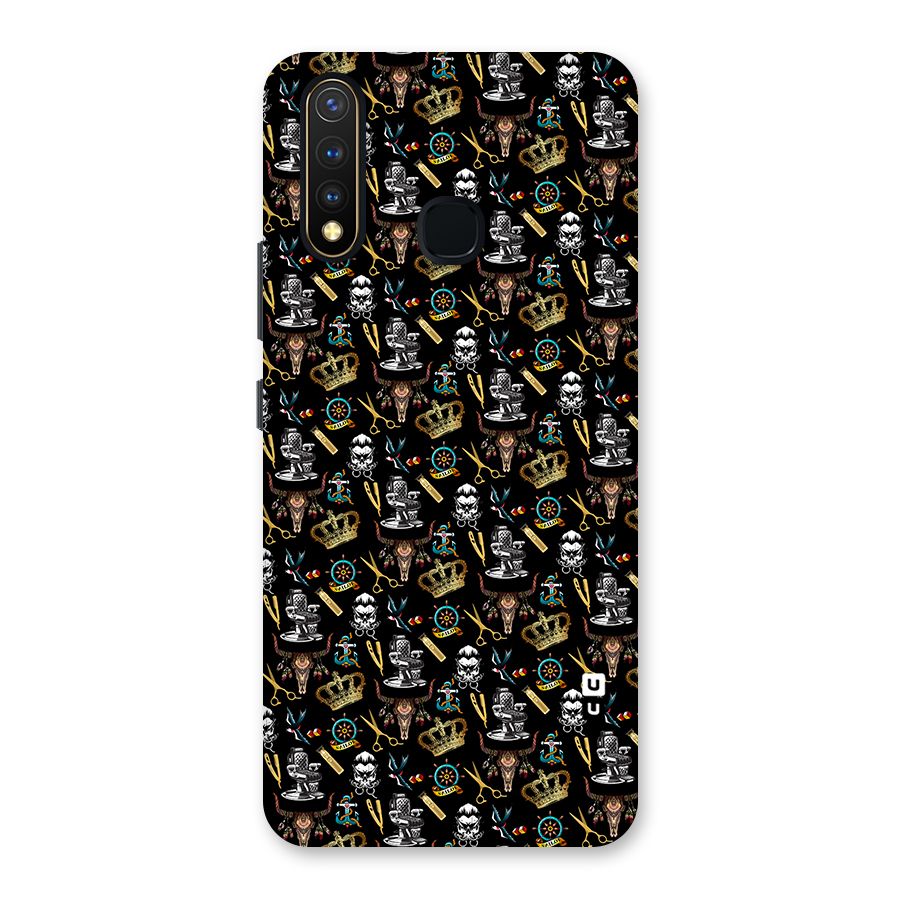 Cool Barber Pattern Back Case for Vivo U20