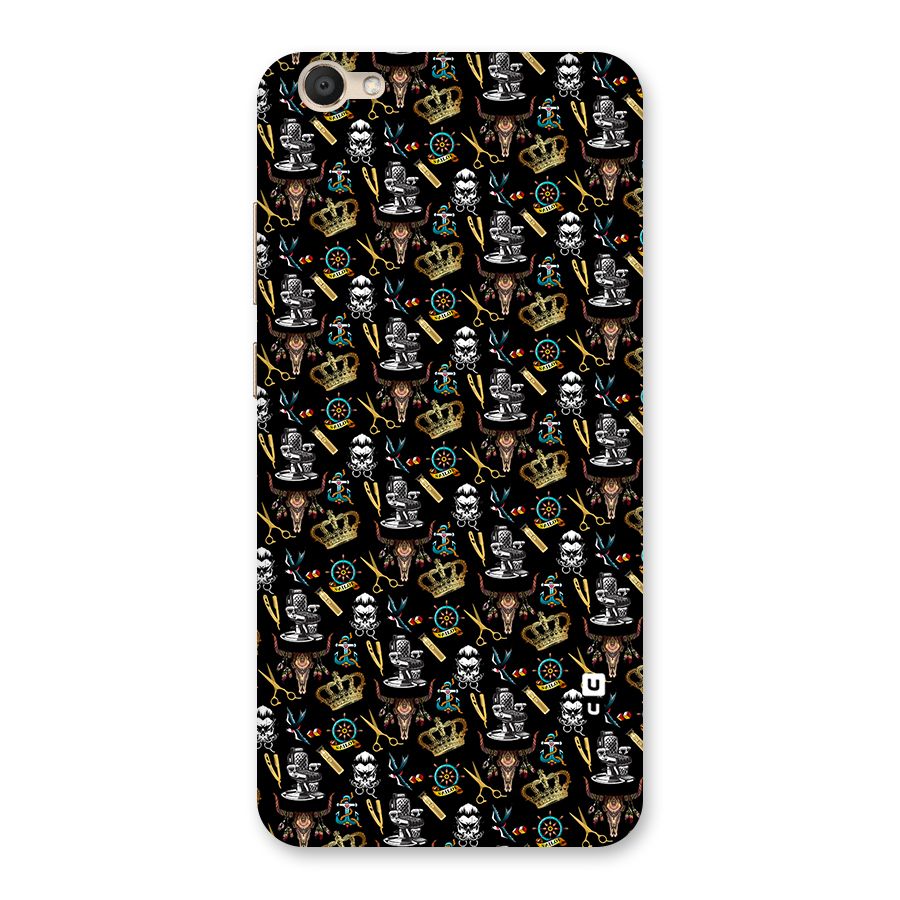 Cool Barber Pattern Back Case for Vivo V5