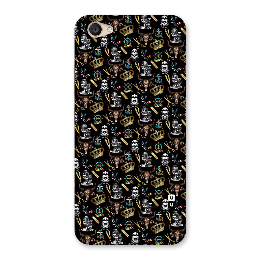 Cool Barber Pattern Back Case for Vivo V5 Plus