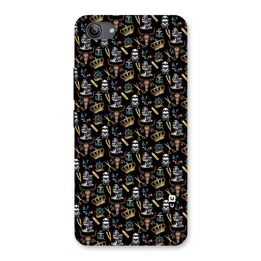 Cool Barber Pattern Back Case for Vivo Y81i