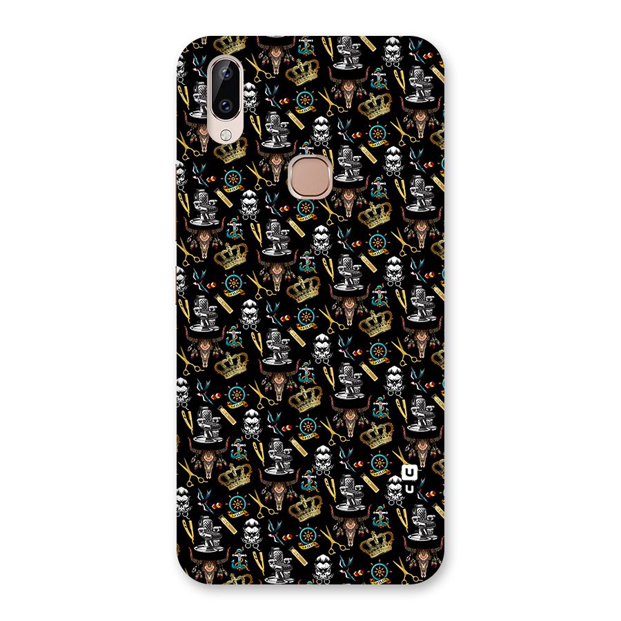 Cool Barber Pattern Back Case for Vivo Y83 Pro