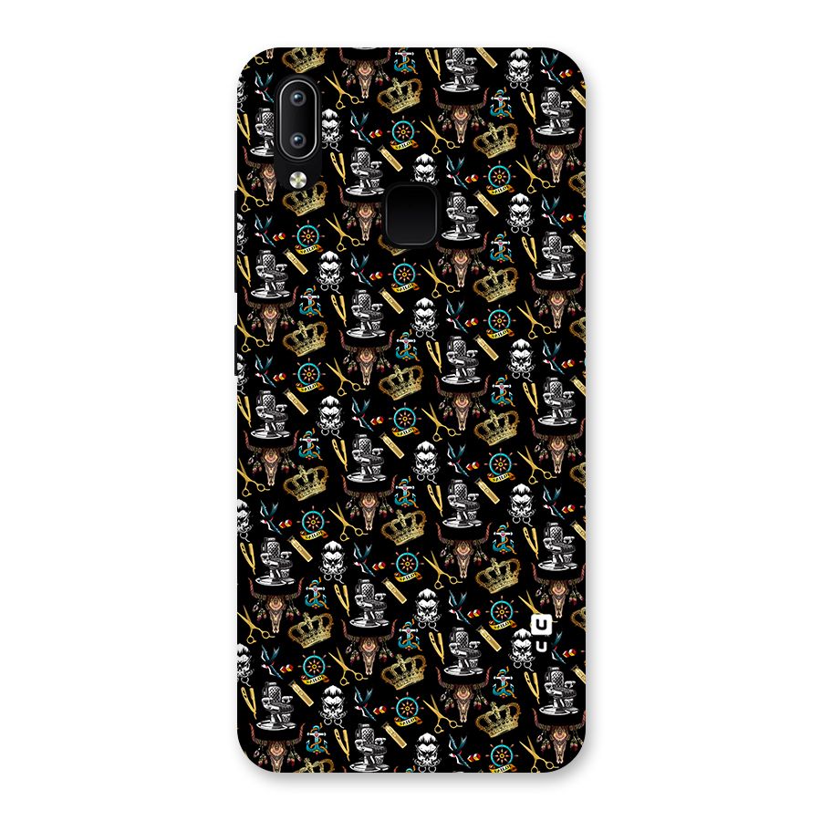 Cool Barber Pattern Back Case for Vivo Y93