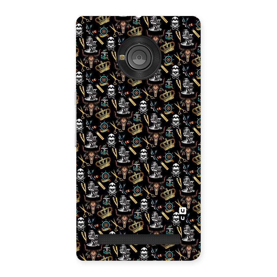 Cool Barber Pattern Back Case for Yu Yuphoria