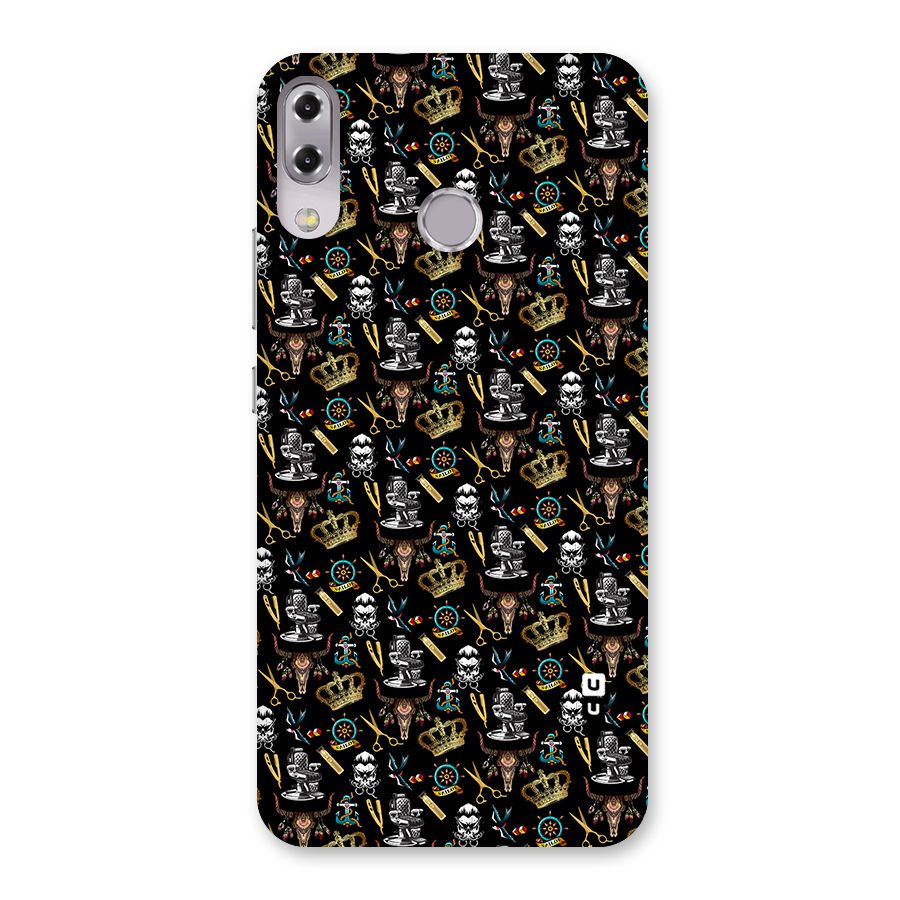 Cool Barber Pattern Back Case for Zenfone 5Z