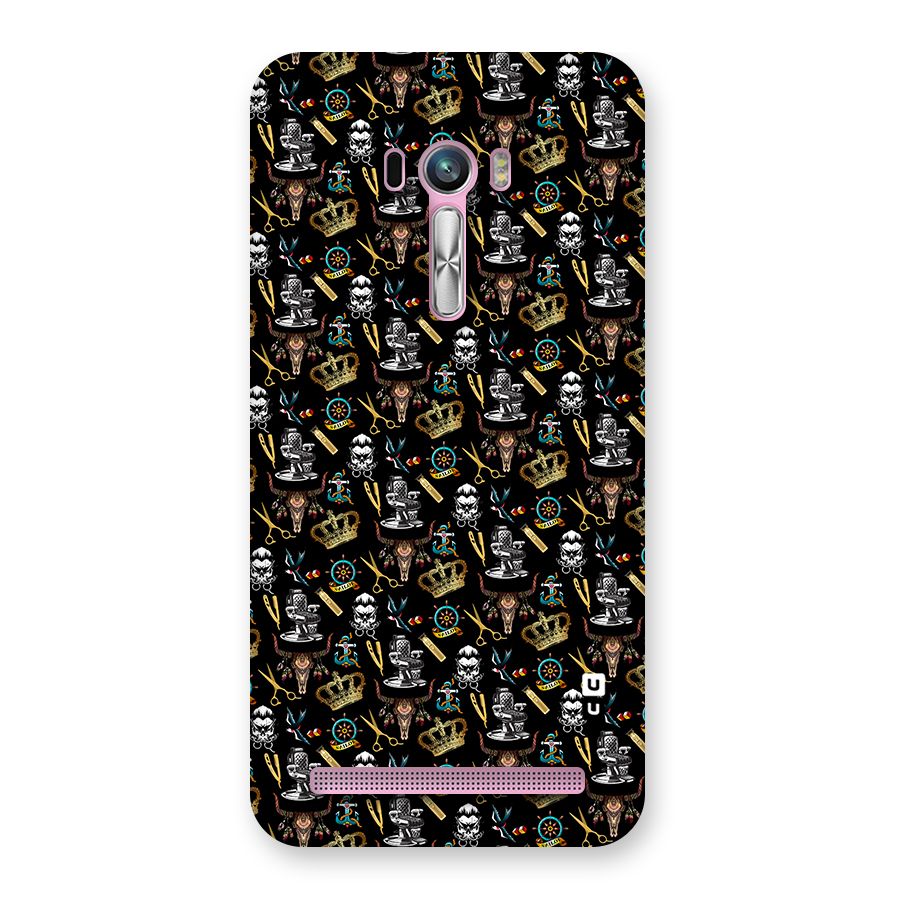 Cool Barber Pattern Back Case for Zenfone Selfie
