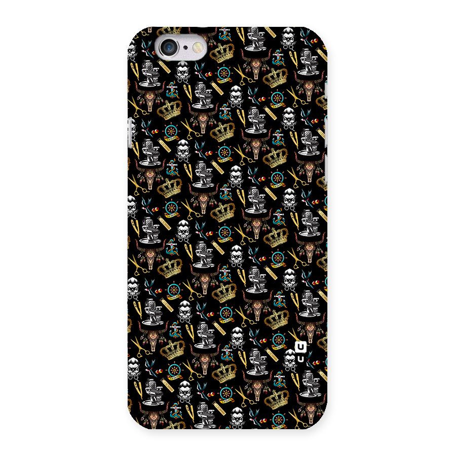 Cool Barber Pattern Back Case for iPhone 6 6S