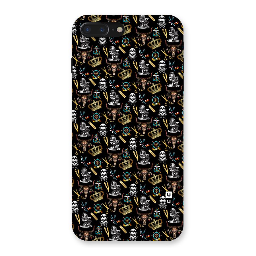 Cool Barber Pattern Back Case for iPhone 7 Plus
