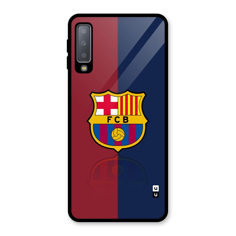 Cool Barcelona Glass Back Case for Galaxy A7 (2018)