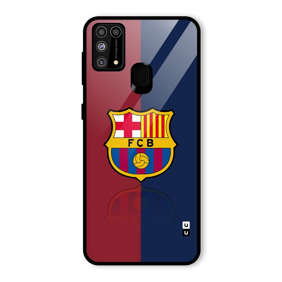 Cool Barcelona Glass Back Case for Galaxy F41