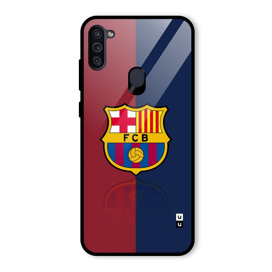 Cool Barcelona Glass Back Case for Galaxy M11
