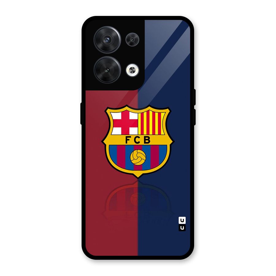 Cool Barcelona Glass Back Case for Oppo Reno8 5G