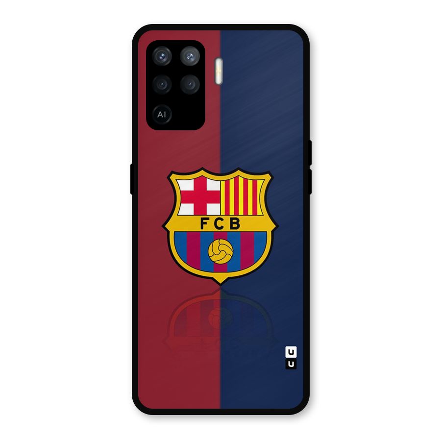 Cool Barcelona Metal Back Case for Oppo F19 Pro