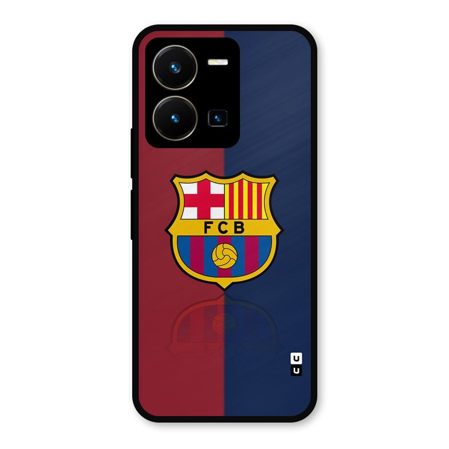 Cool Barcelona Metal Back Case for Vivo Y35