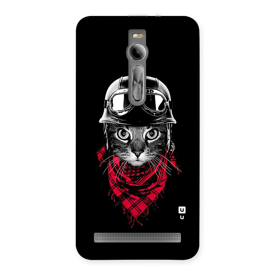 Cool Biker Cat Back Case for Asus Zenfone 2