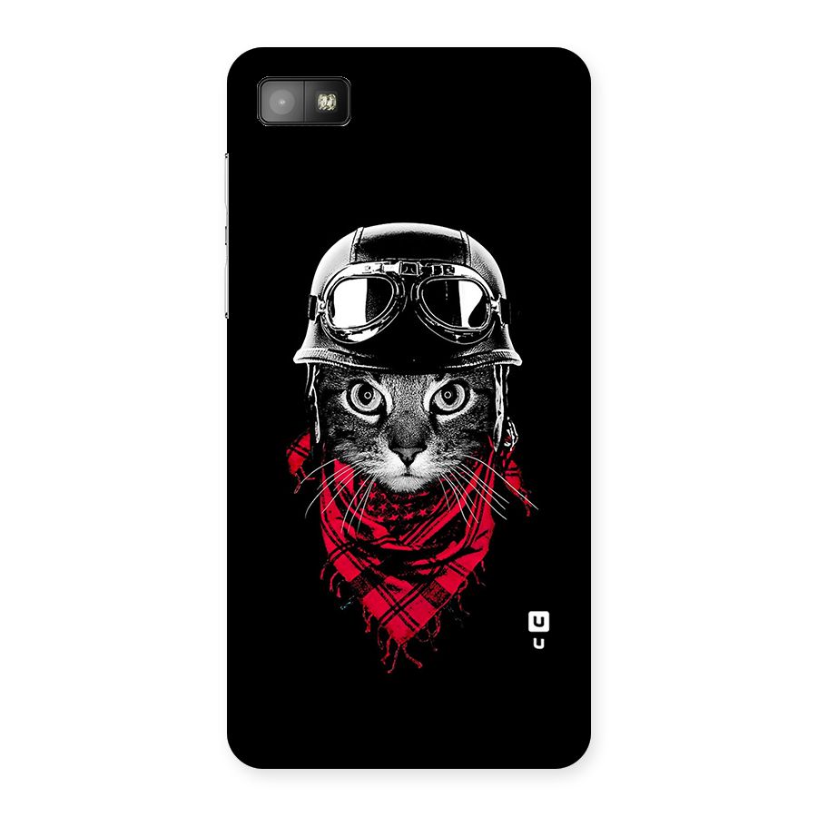 Cool Biker Cat Back Case for Blackberry Z10