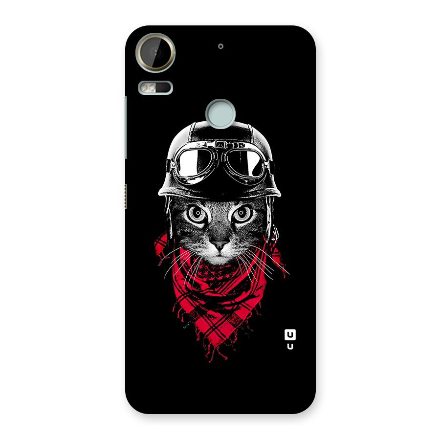 Cool Biker Cat Back Case for Desire 10 Pro