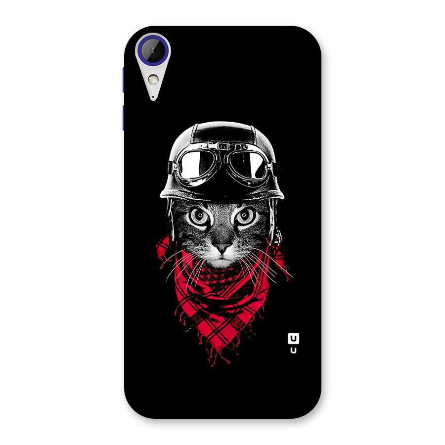 Cool Biker Cat Back Case for Desire 830