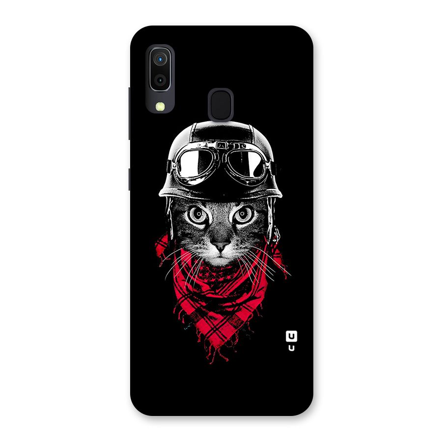 Cool Biker Cat Back Case for Galaxy A30