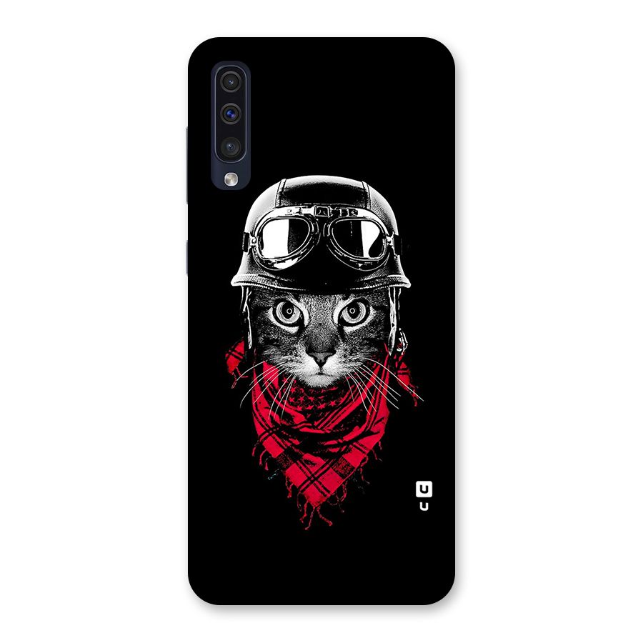 Cool Biker Cat Back Case for Galaxy A50