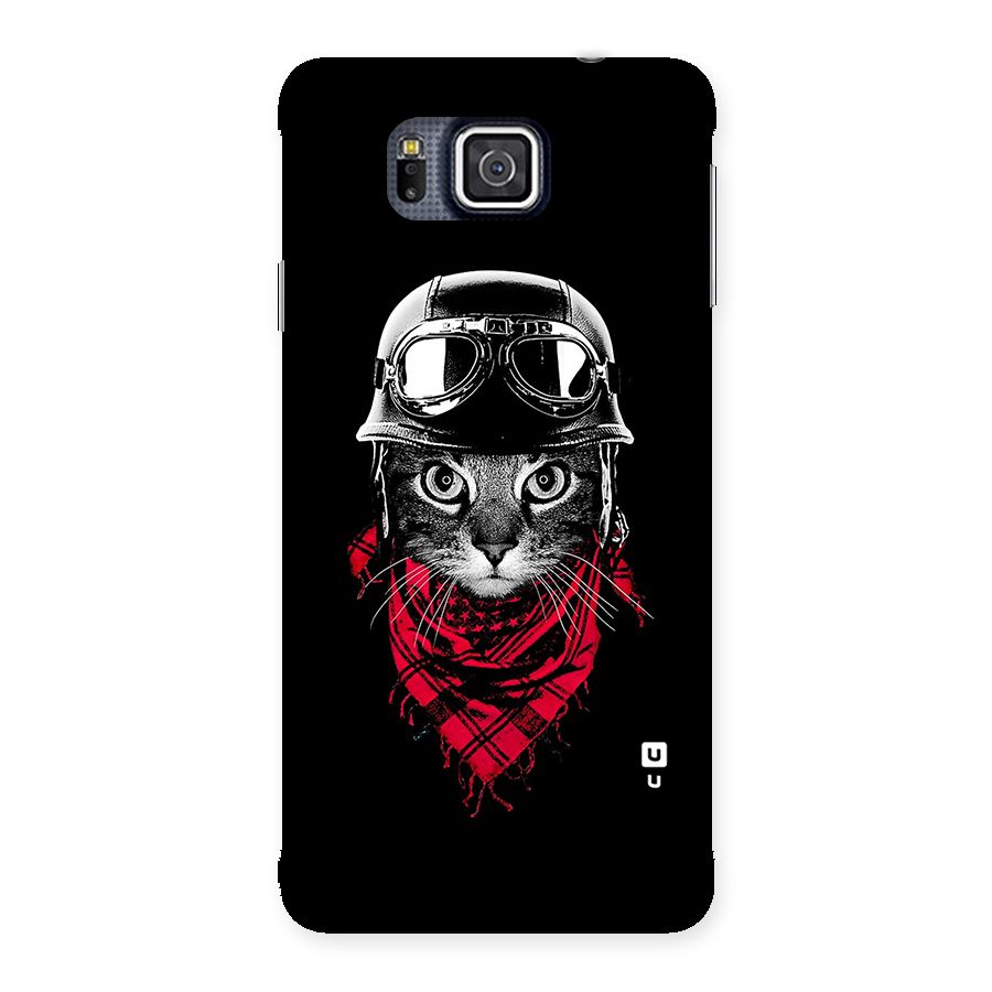 Cool Biker Cat Back Case for Galaxy Alpha