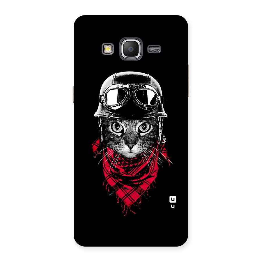 Cool Biker Cat Back Case for Galaxy Grand Prime