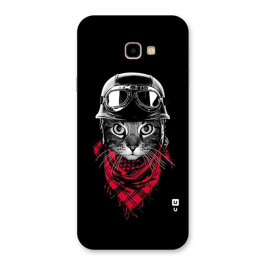 Cool Biker Cat Back Case for Galaxy J4 Plus