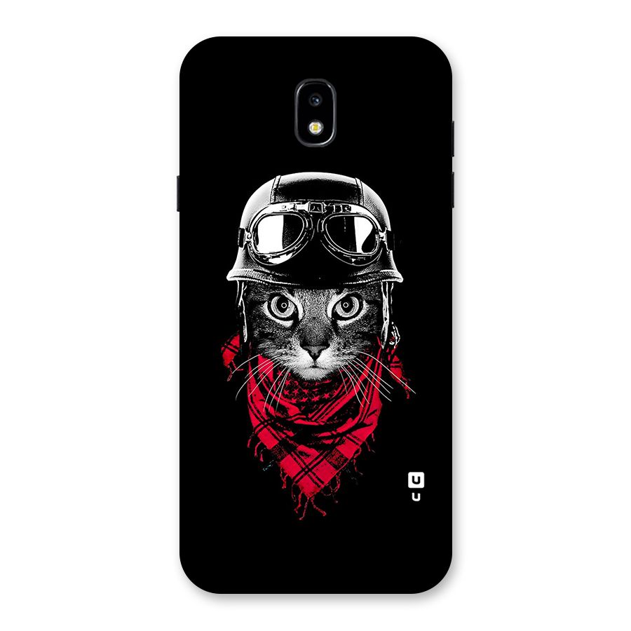 Cool Biker Cat Back Case for Galaxy J7 Pro