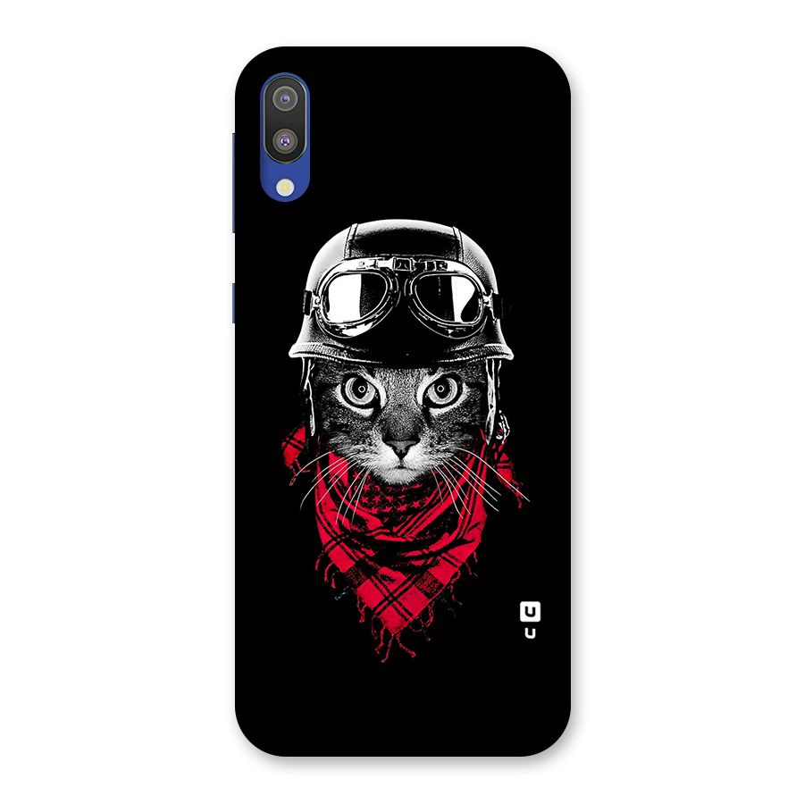Cool Biker Cat Back Case for Galaxy M10
