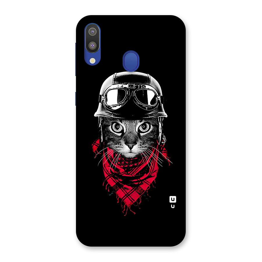 Cool Biker Cat Back Case for Galaxy M20