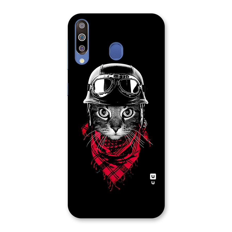 Cool Biker Cat Back Case for Galaxy M30