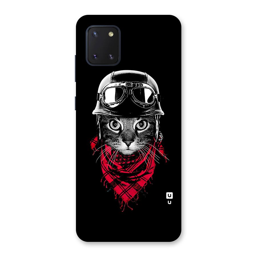 Cool Biker Cat Back Case for Galaxy Note 10 Lite