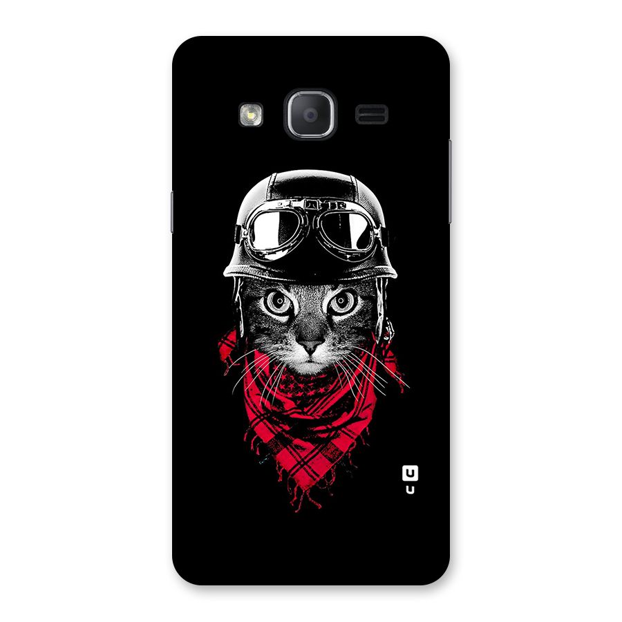Cool Biker Cat Back Case for Galaxy On7 2015