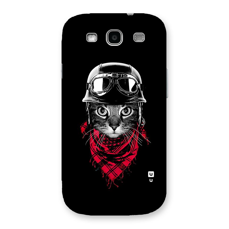 Cool Biker Cat Back Case for Galaxy S3