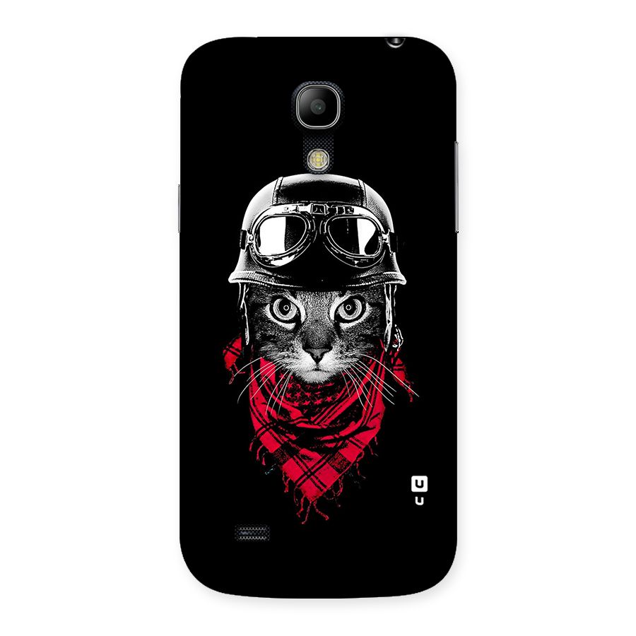 Cool Biker Cat Back Case for Galaxy S4 Mini