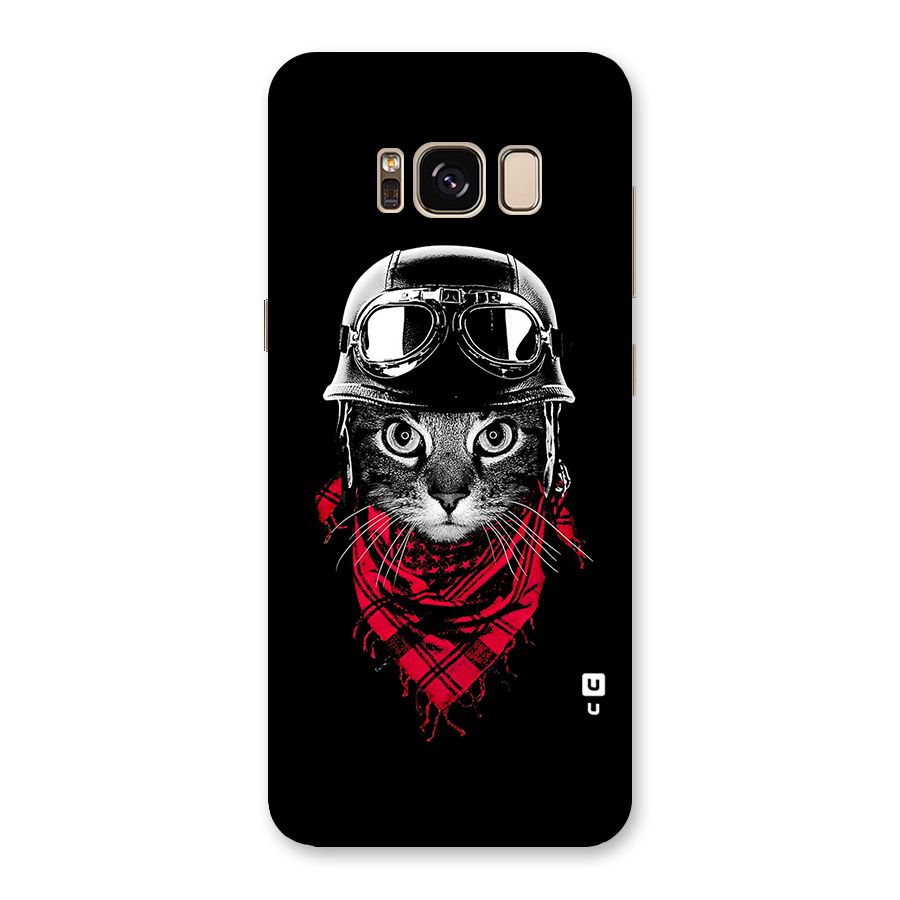 Cool Biker Cat Back Case for Galaxy S8