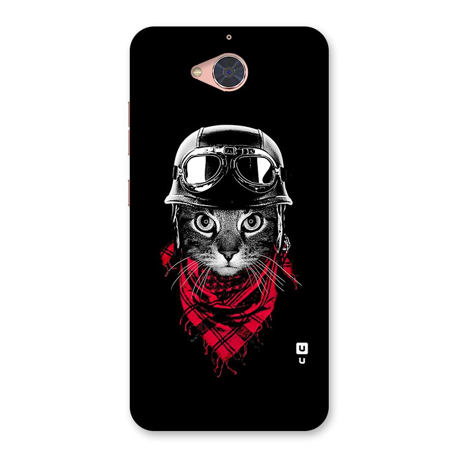 Cool Biker Cat Back Case for Gionee S6 Pro