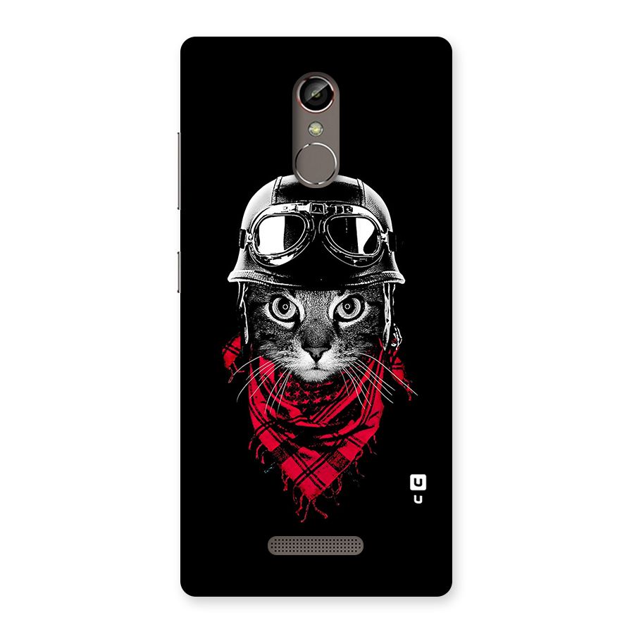 Cool Biker Cat Back Case for Gionee S6s